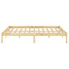 Cama Matrimonial | Cama Para Adultos | Estructura De Cama Madera Maciza 150x200 Cm Cfw803393