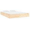 Cama Matrimonial | Cama Para Adultos | Estructura De Cama Madera Maciza 200x200 Cm Cfw351792