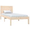 Cama Individual | Cama Para Adultos | Estructura De Cama Madera Maciza 75x190 Cm Cfw217419