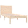 Cama Individual | Cama Para Adultos | Estructura De Cama Madera Maciza 75x190 Cm Cfw217419