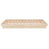 Cama Individual | Cama Para Adultos | Estructura De Cama Madera Maciza 75x190 Cm Cfw211352