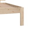 Cama Para Adultos | Estructura De Cama Madera Maciza 75x190 Cm Cfw232812