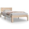 Cama Para Adultos | Estructura De Cama Madera Maciza 90x190 Cm Cfw738145