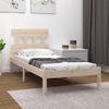 Cama Individual | Cama Para Adultos | Estructura De Cama Madera Maciza 90x190 Cm Cfw663551