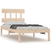 Cama Individual | Cama Para Adultos | Estructura De Cama Madera Maciza 90x190 Cm Cfw663551