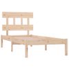 Cama Individual | Cama Para Adultos | Estructura De Cama Madera Maciza 90x190 Cm Cfw663551