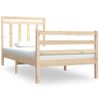 Cama Individual | Cama Para Adultos | Estructura De Cama Madera Maciza 90x190 Cm Cfw750773