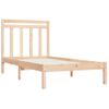 Cama Individual | Cama Para Adultos | Estructura De Cama Madera Maciza 90x190 Cm Cfw874933