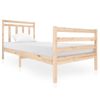 Cama Individual | Cama Para Adultos | Estructura De Cama Madera Maciza 90x200 Cm Cfw243124