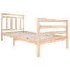 Cama Individual | Cama Para Adultos | Estructura De Cama Madera Maciza 90x200 Cm Cfw243124