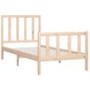 Cama Individual | Cama Para Adultos | Estructura De Cama Madera Maciza 90x200 Cm Cfw536578