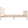 Cama Para Adulto | Cama Individual | Estructura De Cama Madera Maciza 90x200 Cm Cfw120773