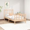 Cama Individual | Cama Para Adultos | Estructura De Cama Madera Maciza De Pino 100x200 Cm Cfw228134