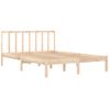 Cama Matrimonial | Cama Para Adultos | Estructura De Cama Madera Maciza De Pino 120x190 Cm Cfw594279