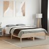 Cama Matrimonial | Cama Para Adultos | Estructura De Cama Madera Maciza De Pino 120x190 Cm Cfw106919