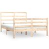 Cama Matrimonial | Cama Para Adultos | Estructura De Cama Madera Maciza De Pino 120x190 Cm Cfw724930