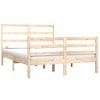 Cama Matrimonial | Cama Para Adultos | Estructura De Cama Madera Maciza De Pino 120x190 Cm Cfw724930