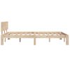 Cama Matrimonial | Cama Para Adultos | Estructura De Cama Madera Maciza De Pino 120x200 Cm Cfw268880