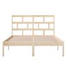 Cama Matrimonial | Cama Para Adultos | Estructura De Cama Madera Maciza De Pino 120x200 Cm Cfw742196