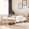 Cama Matrimonial | Cama Para Adultos | Estructura De Cama Madera Maciza De Pino 120x200 Cm Cfw342655