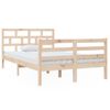 Cama Matrimonial | Cama Para Adultos | Estructura De Cama Madera Maciza De Pino 120x200 Cm Cfw342655