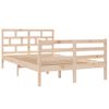 Cama Matrimonial | Cama Para Adultos | Estructura De Cama Madera Maciza De Pino 120x200 Cm Cfw342655