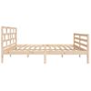 Cama Matrimonial | Cama Para Adultos | Estructura De Cama Madera Maciza De Pino 120x200 Cm Cfw342655