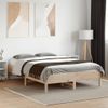 Cama Matrimonial | Cama Para Adultos | Estructura De Cama Madera Maciza De Pino 135x190 Cm Cfw125582