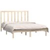 Cama Matrimonial | Cama Para Adultos | Estructura De Cama Madera Maciza De Pino 140x190 Cm Cfw202501