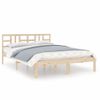 Cama Matrimonial | Cama Para Adultos | Estructura De Cama Madera Maciza De Pino 140x190 Cm Cfw171190