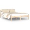 Cama Matrimonial | Cama Para Adultos | Estructura De Cama Madera Maciza De Pino 140x200 Cm Cfw959980