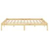 Cama Matrimonial | Cama Para Adultos | Estructura De Cama Madera Maciza De Pino 160x200 Cm Cfw386391