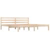 Cama Para Adultos | Estructura De Cama Madera Maciza De Pino 180x200 Cm Cfw937506