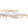 Cama Matrimonial | Cama Para Adultos | Estructura De Cama Madera Maciza De Pino 180x200 Cm Cfw534358