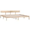 Cama Matrimonial | Cama Para Adultos | Estructura De Cama Madera Maciza De Pino 180x200 Cm Cfw534358