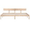 Cama Matrimonial | Cama Para Adultos | Estructura De Cama Madera Maciza De Pino 180x200 Cm Cfw534358