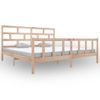 Cama Matrimonial | Cama Para Adultos | Estructura De Cama Madera Maciza De Pino 180x200 Cm Cfw378988