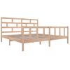 Cama Matrimonial | Cama Para Adultos | Estructura De Cama Madera Maciza De Pino 180x200 Cm Cfw378988