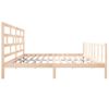 Cama Matrimonial | Cama Para Adultos | Estructura De Cama Madera Maciza De Pino 180x200 Cm Cfw378988