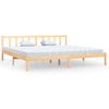 Cama Para Adultos | Estructura De Cama Madera Maciza De Pino 180x200 Cm Cfw909712