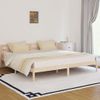 Cama Matrimonial | Cama Para Adultos | Estructura De Cama Madera Maciza De Pino 200x200 Cm Cfw110020