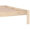 Cama Matrimonial | Cama Para Adultos | Estructura De Cama Madera Maciza De Pino 200x200 Cm Cfw726304