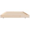 Cama Individual | Cama Para Adultos | Estructura De Cama Madera Maciza De Pino 75x190 Cm Cfw415851