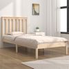 Cama Individual | Cama Para Adultos | Estructura De Cama Madera Maciza De Pino 75x190 Cm Cfw732296