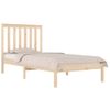 Cama Individual | Cama Para Adultos | Estructura De Cama Madera Maciza De Pino 75x190 Cm Cfw732296