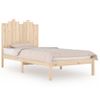 Cama Individual | Cama Para Adultos | Estructura De Cama Madera Maciza De Pino 75x190 Cm Cfw559416