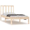 Cama Individual | Cama Para Adultos | Estructura De Cama Madera Maciza De Pino 90x190 Cm Cfw873623