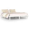 Cama Matrimonial | Cama Para Adultos | Estructura De Cama Madera Maciza De Pino Blanco 160x200 Cm Cfw592286