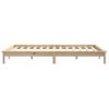 Cama Matrimonial | Cama Para Adultos | Estructura De Cama Madera Maciza De Pino King Size 150x200 Cm Cfw202229