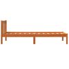 Cama Para Adulto | Cama Individual | Estructura De Cama Madera Maciza De Pino Marrón Cera 75x190 Cm Cfw546307